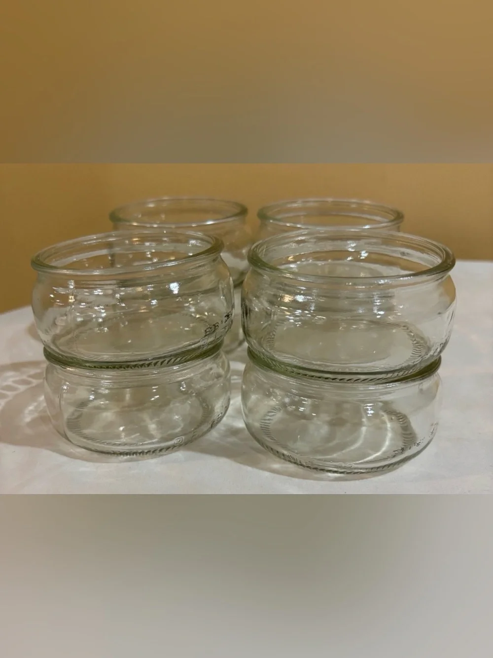 Clear Glasses For Dessert, Yogurt, Pudding . Set Of 8